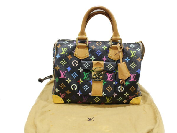 imgrc0076622358 Louis Vuitton Speedy 30 Handbag Multicolor Black