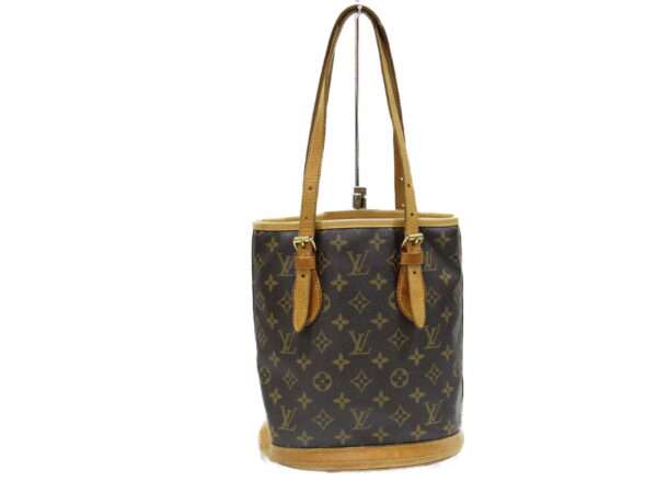 imgrc0076651459 Louis Vuitton Bucket PM Tote Bag Monogram Brown