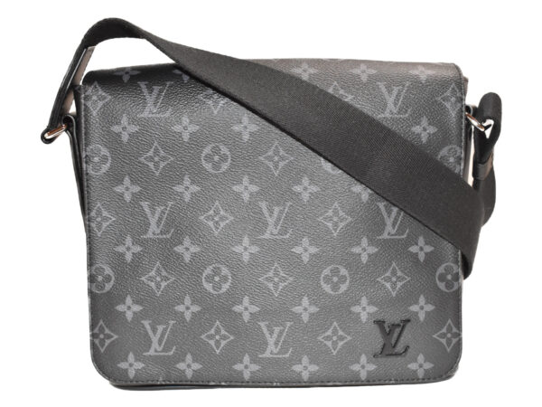 imgrc0076695330 Louis Vuitton District PM NM Shoulder Bag Monogram Eclipse Gray