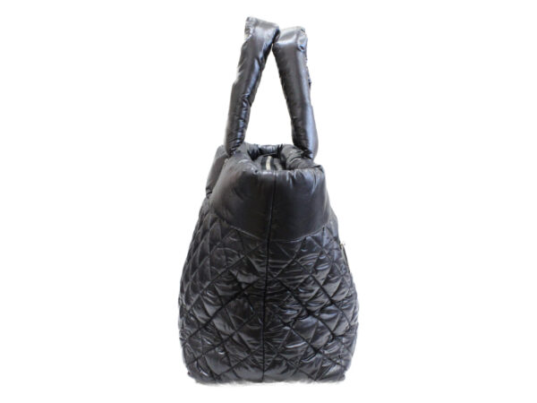 imgrc0076711139 Chanel Coco Cocoon Nylon Handbag Black