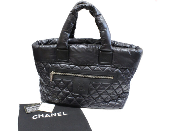 imgrc0076711154 Chanel Coco Cocoon Nylon Handbag Black