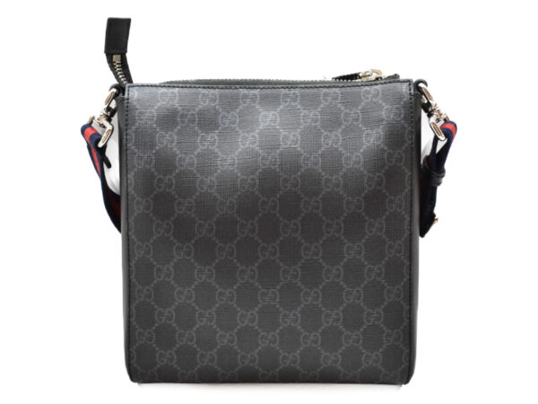 imgrc0076714985 Gucci GG Supreme Messenger Bag Leather Gray