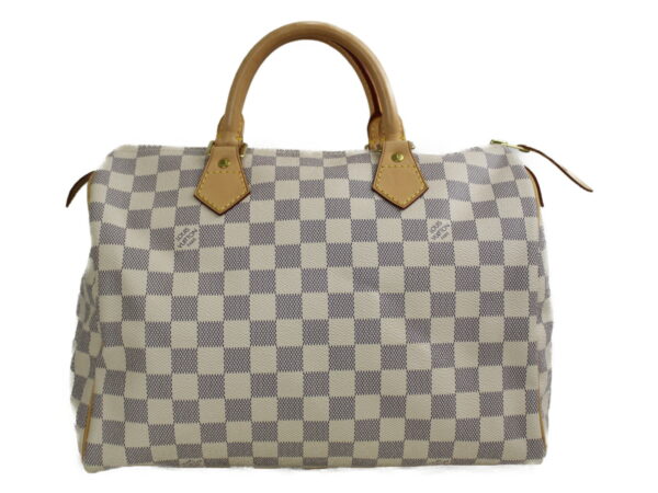 imgrc0076715665 Louis Vuitton Speedy 30 Damier Azur Handbag