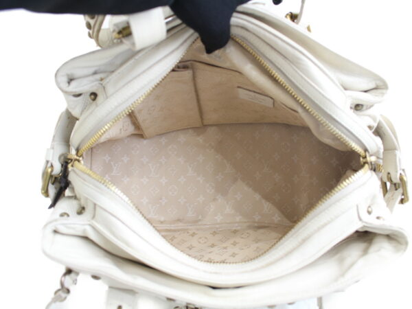 imgrc0076718081 Louis Vuitton Rivet Bag Tote Bag Lambskin Ecru