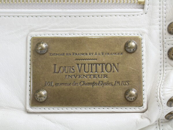 imgrc0076718088 Louis Vuitton Rivet Bag Tote Bag Lambskin Ecru