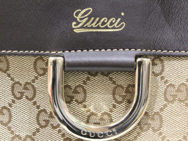 imgrc0076732983 Gucci GG Canvas Tote Bag Brown