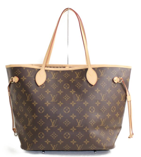 imgrc0076787364 Louis Vuitton Neverfull MM Monogram Tote Bag Brown