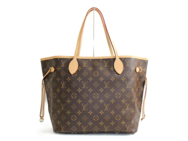 imgrc0076787365 Louis Vuitton Neverfull MM Monogram Tote Bag Brown