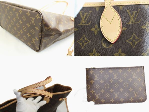 imgrc0076787371 Louis Vuitton Neverfull MM Monogram Tote Bag Brown