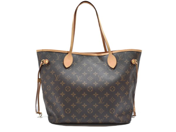 imgrc0076801048 Louis Vuitton Neverfull MM Tote Bag Monogram Brown Sleeves