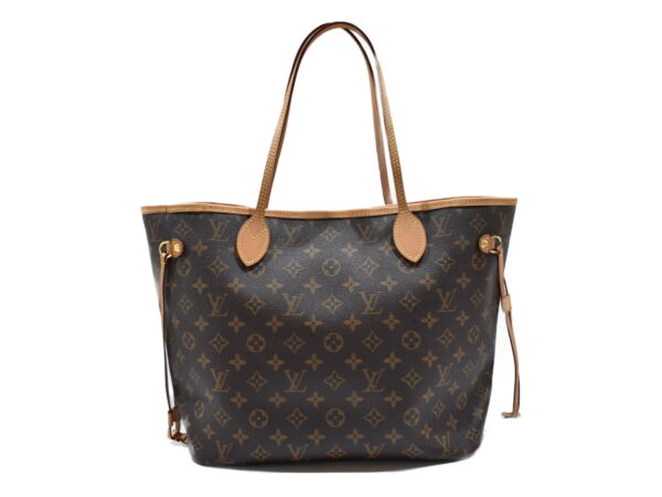 imgrc0076801049 Louis Vuitton Neverfull MM Tote Bag Monogram Brown Sleeves