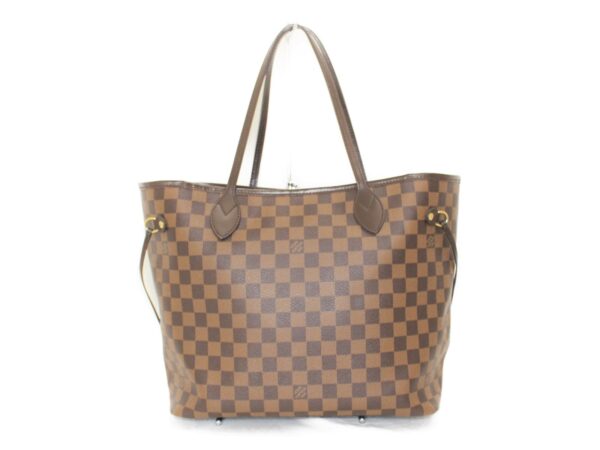 imgrc0076802602 Louis Vuitton Neverfull MM Tote Bag Damier Canvas Brown