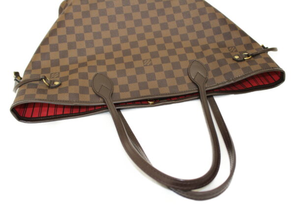 imgrc0076802606 Louis Vuitton Neverfull MM Tote Bag Damier Canvas Brown