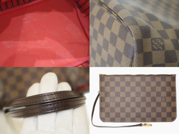 imgrc0076802608 Louis Vuitton Neverfull MM Tote Bag Damier Canvas Brown