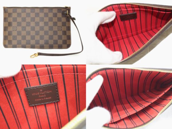 imgrc0076802609 Louis Vuitton Neverfull MM Tote Bag Damier Canvas Brown