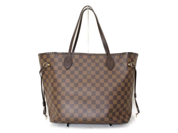 imgrc0076802703 Louis Vuitton Neverfull Mm Tote Bag Damier Canvas Brown