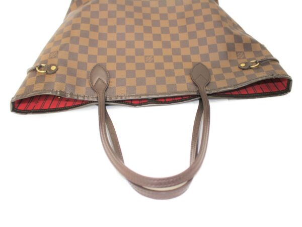 imgrc0076802707 Louis Vuitton Neverfull Mm Tote Bag Damier Canvas Brown