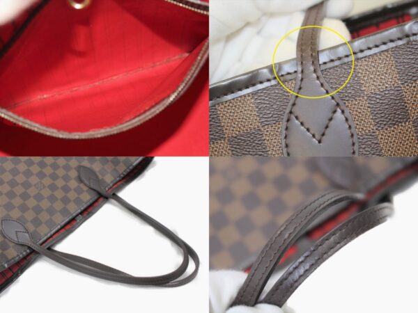 imgrc0076802709 Louis Vuitton Neverfull Mm Tote Bag Damier Canvas Brown