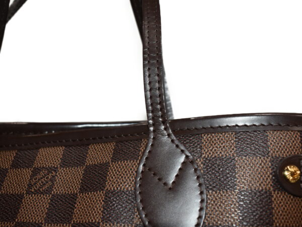 imgrc0076813681 Louis Vuitton Neverfull PM Tote Bag Damier Ebene Brown