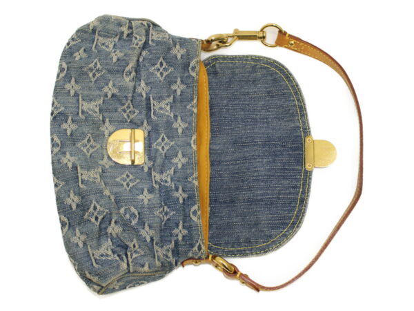 imgrc0076814619 Louis Vuitton Mini Pleaty Monogram Denim Pouch