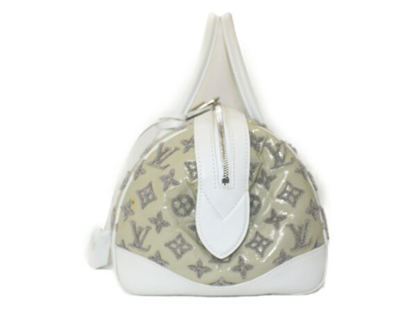 imgrc0076827035 Louis Vuitton Speedy Round Bag Booklet Patent Lambskin Gray