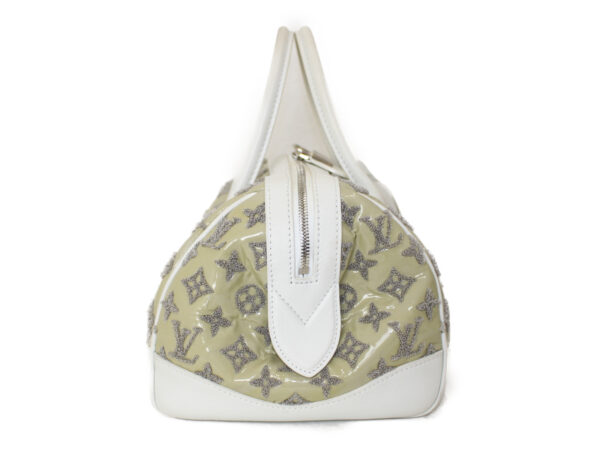 imgrc0076827036 Louis Vuitton Speedy Round Bag Booklet Patent Lambskin Gray