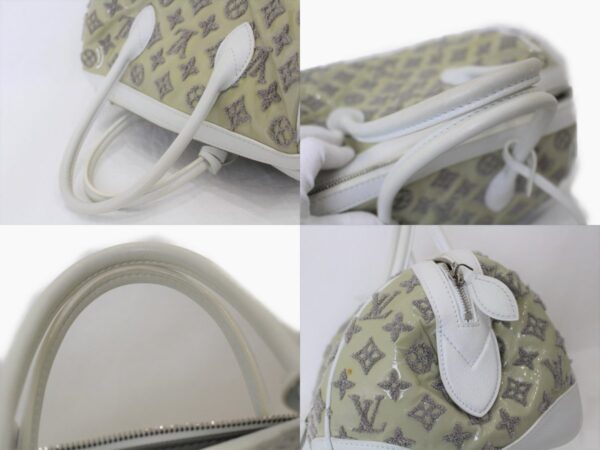 imgrc0076827041 Louis Vuitton Speedy Round Bag Booklet Patent Lambskin Gray