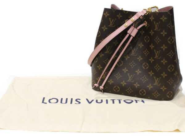 imgrc0076833063 Louis Vuitton Neo Noe Monogram Shoulder Bag Rose Ballerine