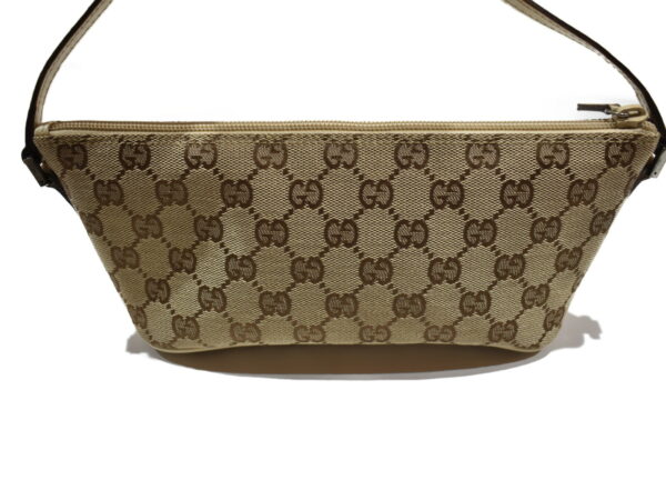 imgrc0076856685 Gucci GG Canvas Accessory Pouch Beige