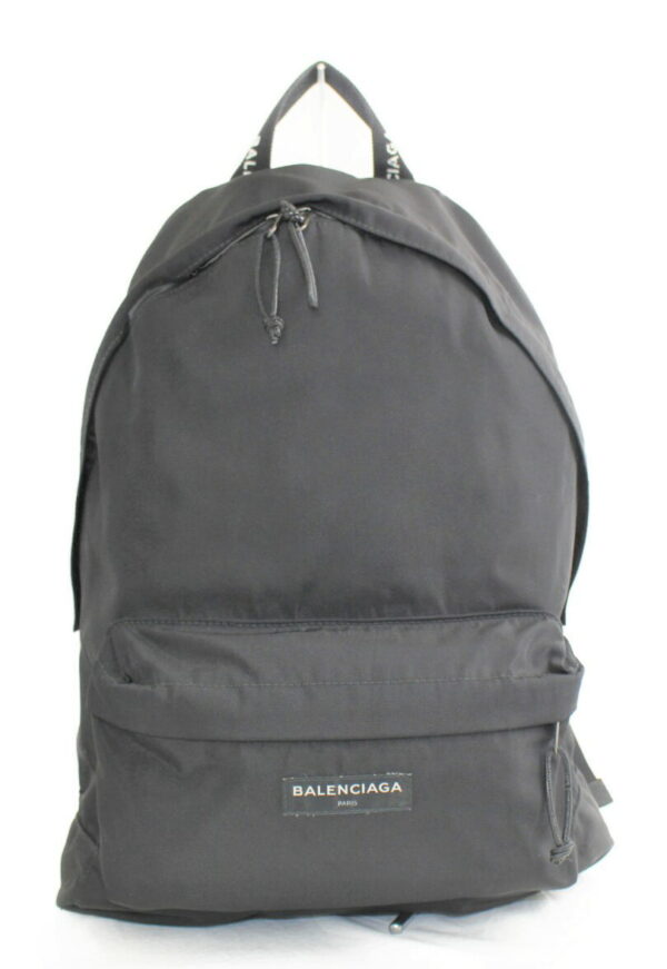 imgrc0076907865 Balenciaga Explorer Canvas Backpack Black