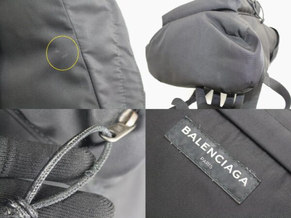 imgrc0076907876 Balenciaga Explorer Canvas Backpack Black