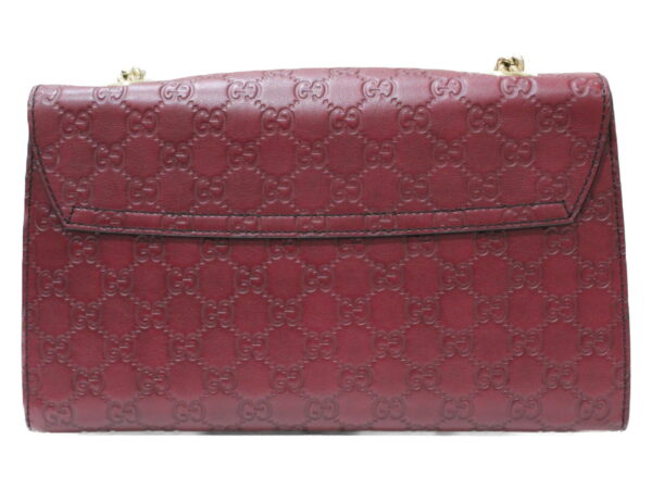 imgrc0076937542 Gucci Emily Chain Shoulder Bag Leather Red