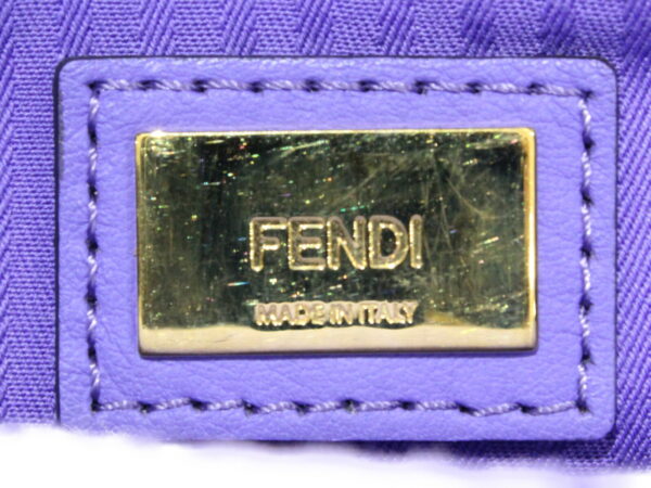 imgrc0076937703 Fendi Petit Toujours Handbag Shoulder Bag Leather Purple