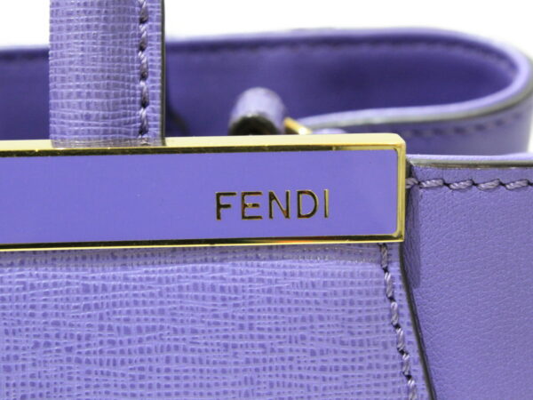 imgrc0076937708 Fendi Petit Toujours Handbag Shoulder Bag Leather Purple