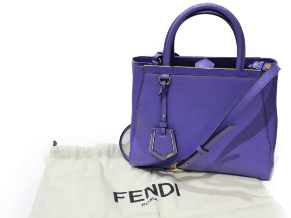 imgrc0076937711 Fendi Petit Toujours Handbag Shoulder Bag Leather Purple