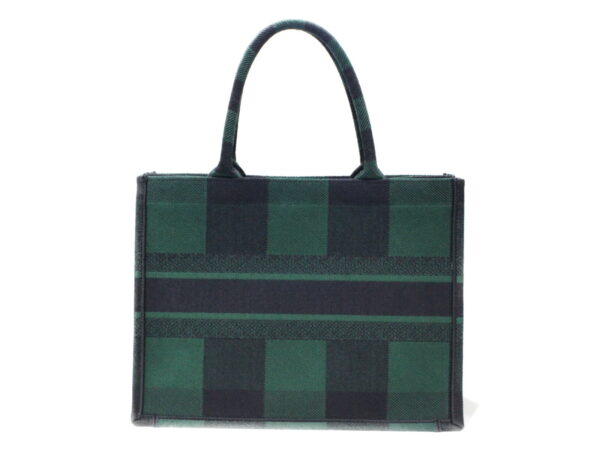 imgrc0076942018 Christian Dior Book Tote Green Black Canvas