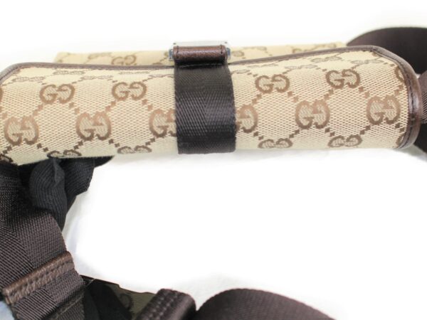 imgrc0076942451 Gucci GG Canvas Waist Pouch Beige Brown