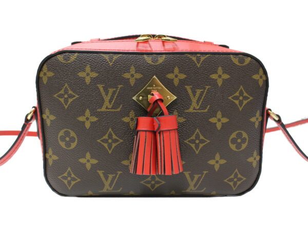 imgrc0076960297 Louis Vuitton Saintonge Shoulder Bag Monogram Red