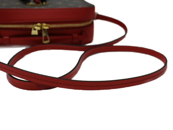 imgrc0076960306 Louis Vuitton Saintonge Shoulder Bag Monogram Red