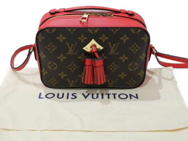 imgrc0076960307 Louis Vuitton Saintonge Shoulder Bag Monogram Red