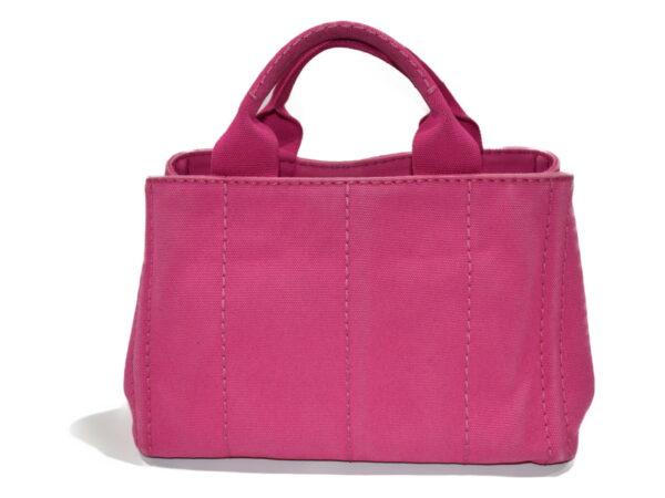 imgrc0076997440 Prada Kanapa Tote Bag Pink Canvas