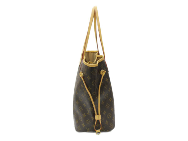 imgrc0077046403 Louis Vuitton Neverfull MM Monogram Tote Bag Brown