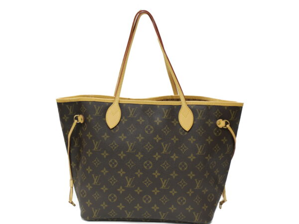 imgrc0077046404 Louis Vuitton Neverfull MM Monogram Tote Bag Brown