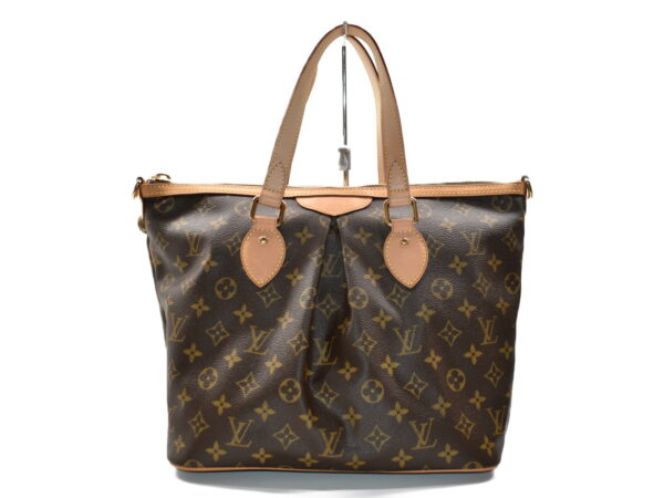 imgrc0077086701 Louis Vuitton Palermo PM Tote Bag Monogram Brown