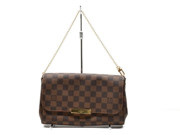 imgrc0077087227 Louis Vuitton Favorite MM Handbag Shoulder Bag Canvas Damier Brown