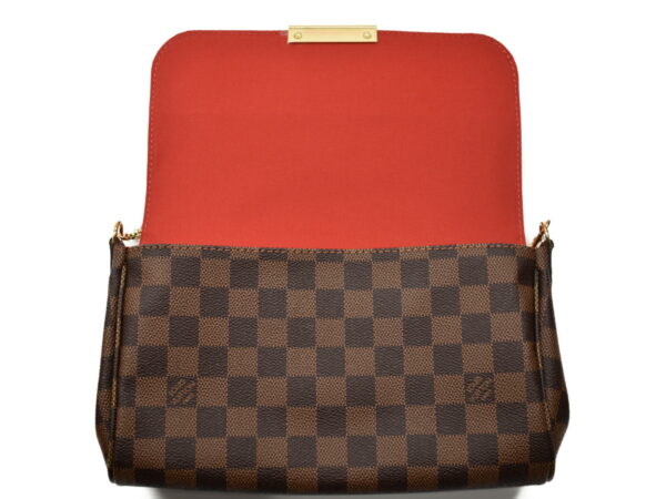 imgrc0077087232 Louis Vuitton Favorite MM Handbag Shoulder Bag Canvas Damier Brown