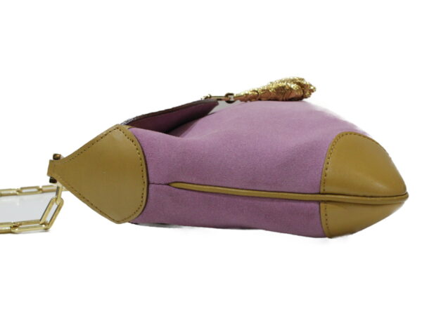 imgrc0077179045 Gucci Chain Shoulder Bag Suede Purple