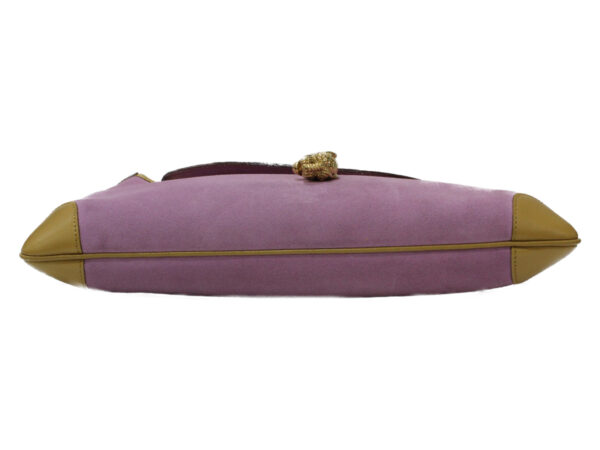 imgrc0077179046 Gucci Chain Shoulder Bag Suede Purple