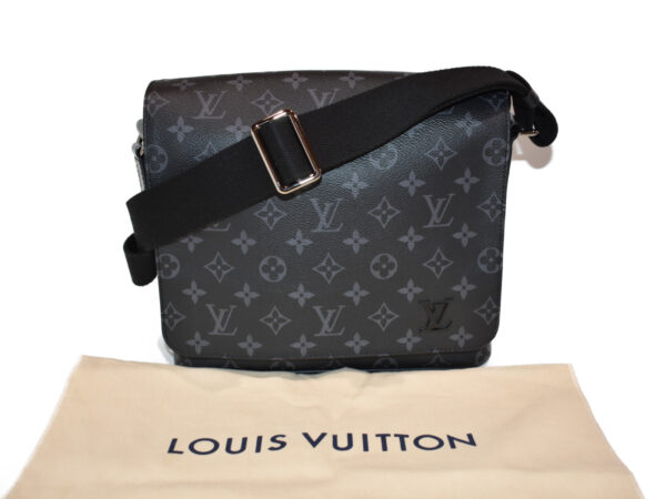 imgrc0077251235 Louis Vuitton District PM NM Crossbody Bag Monogram Eclipse Black