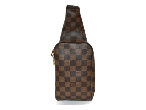 imgrc0077258379 Louis Vuitton Jeronimos Damier Ebene Body Bag Brown Beige